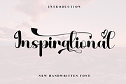 Inspirational, a Script Font by FreshTypeINK (Thumbnail 1 of 8)
