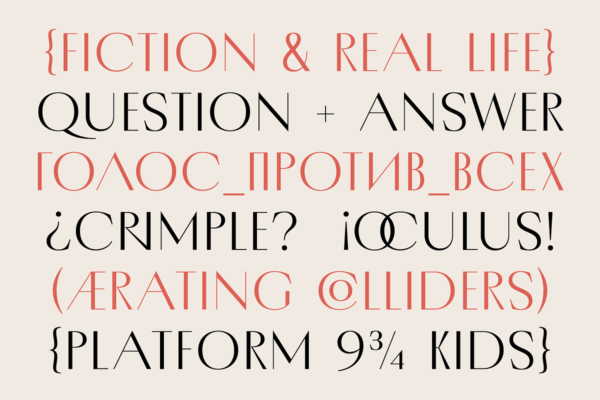 Porte — Elegant Display Font, a Sans Serif Font by Eugene Tantsurin (Photo 14 of 15)