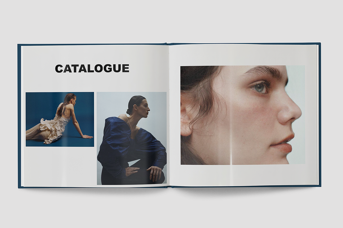 Square landscape Book Mockup, a Books & Magazine Mockup by Replika Machine (Photo 4 of 7)
