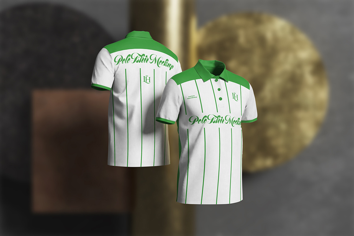 Polo T-Shirt Mockup for Branding, a Shirt Mockup by My Code Std (Photo 2 of 3)