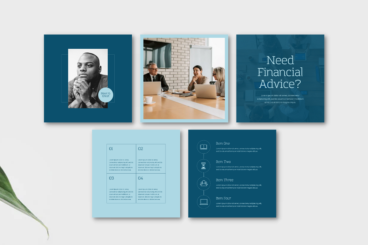 Financial Advisor Social Media Template