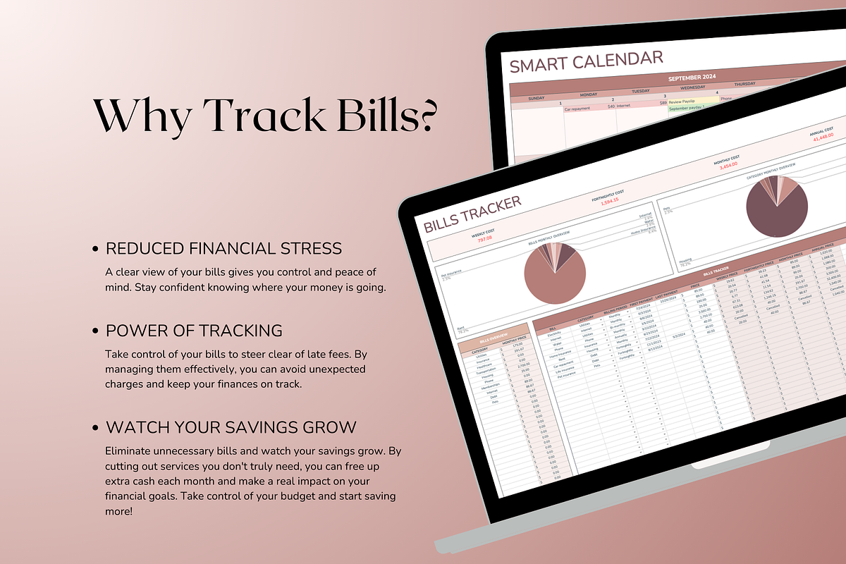 Bills Tracker - Neutral, a Templates & Theme by The Creative Plans co (Photo 6 of 10)