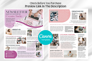 Canva Business Newsletter Templates