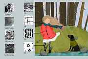 Whimsical Procreate Brush Kit, a Brush Add-On by KJP Designs (Thumbnail 7 of 10)