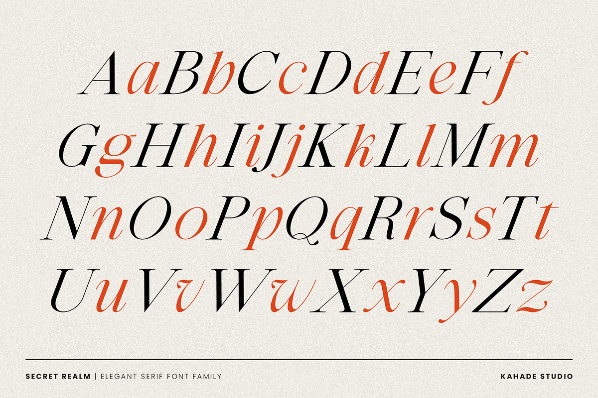 Secret Realm - Editorial Serif Font, a Serif Font by Kahade Studio (Photo 15 of 16)