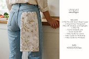 Waffle Tea Towel Mockup, a Household Mockup by EmpaviMockups (Thumbnail 5 of 6)
