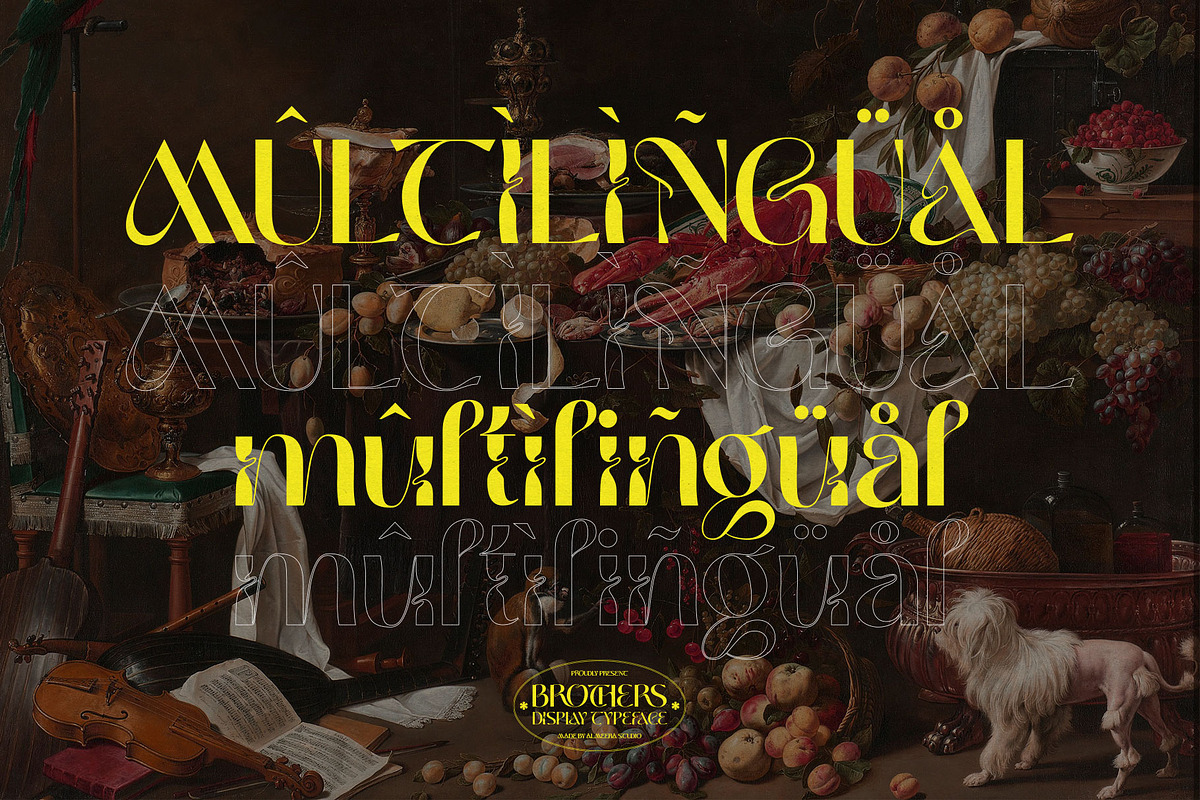 Brothers | DISPLAY TYPEFACE, a Sans Serif Font by Almeera Std (Photo 10 of 12)
