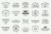 Vintage butchery emblems, a Branding & Logo Template by AkimD (Thumbnail 10 of 15)