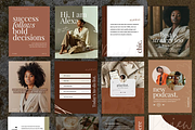 Melanin Canva Templates for IG, a Social Media Template by JOA CREATIVE LAB (Thumbnail 3 of 9)