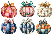 Whimsy Pumpkin Clipart, an Illustration by Designworld (Thumbnail 5 of 6)