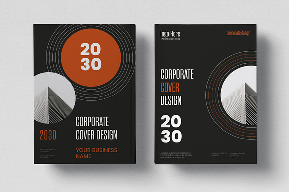 Corporate Book Cover Design Template preview 7