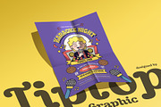Karaoke Night Party Flyer Template, a Flyer Template by Tiptop Graphic (Thumbnail 5 of 5)