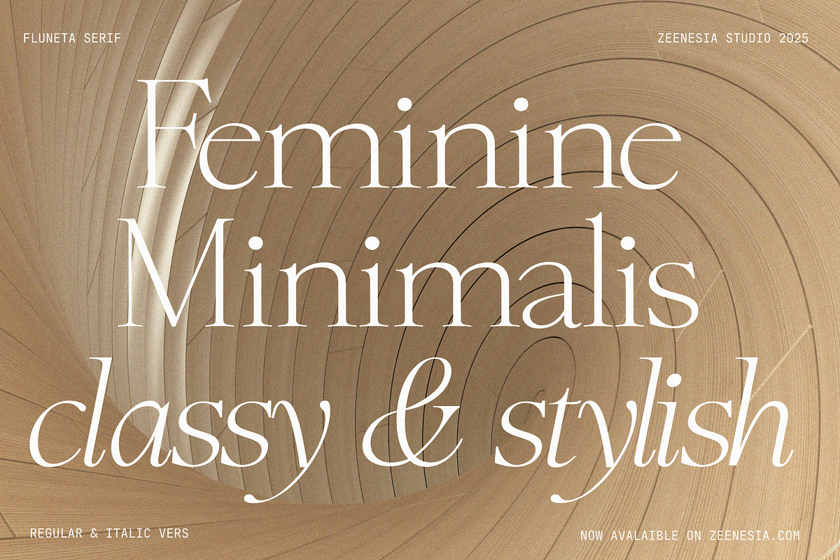 Fluneta, a Serif Font by zeenesia (Photo 18 of 21)