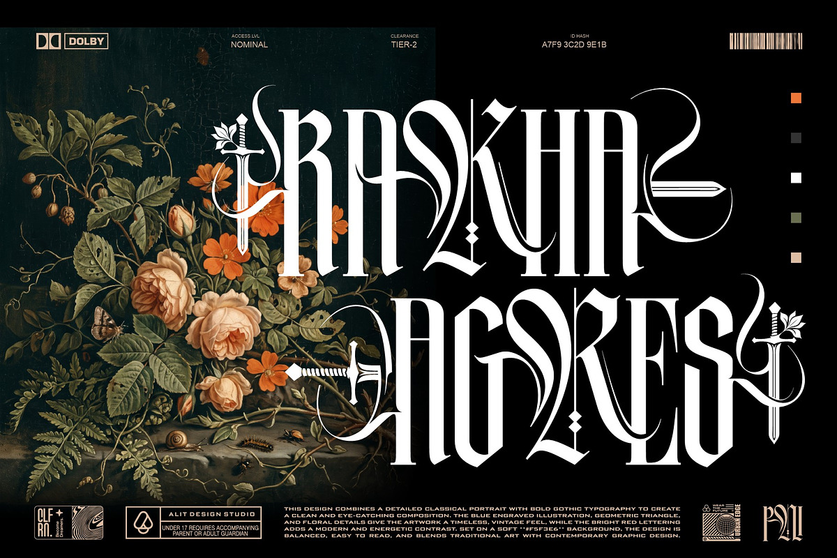 Makyos Gothic Typeface, a Blackletter Font by alit design (Photo 15 of 17)