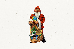 Vintage Santa Claus Clip Art