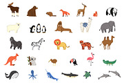 Cute Doodle Animal Clipart Set, an Animal Illustration by Milota (Thumbnail 3 of 3)