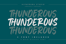 Thunderous - Bold Display Font