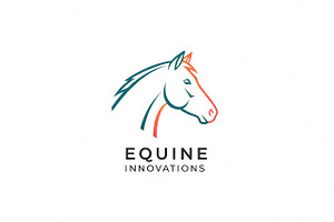 Equine Innovations Logo, a Branding & Logo Template by Logocreative