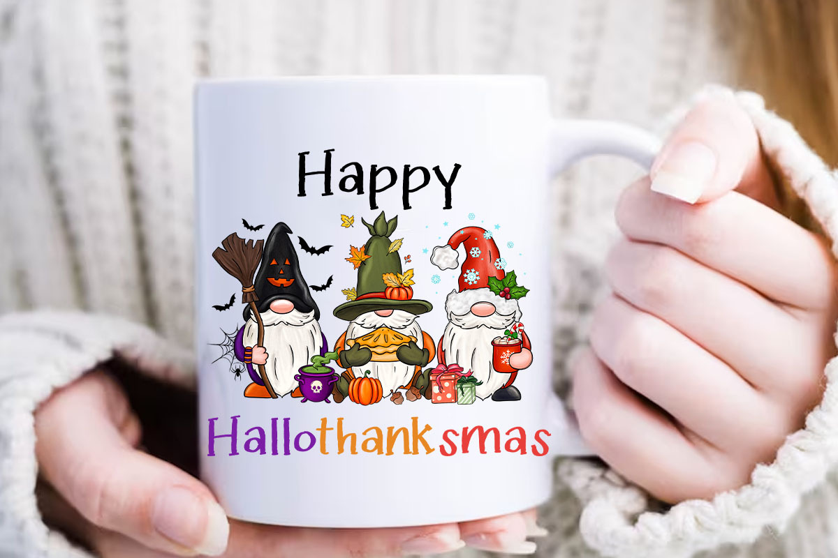 Happy Hallothanksmas Gnomies PNG, an Object Graphic by Boodesign (Photo 2 of 3)