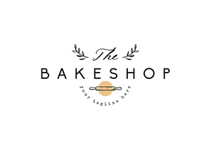 Bakery Logo Nature Vintage Modern