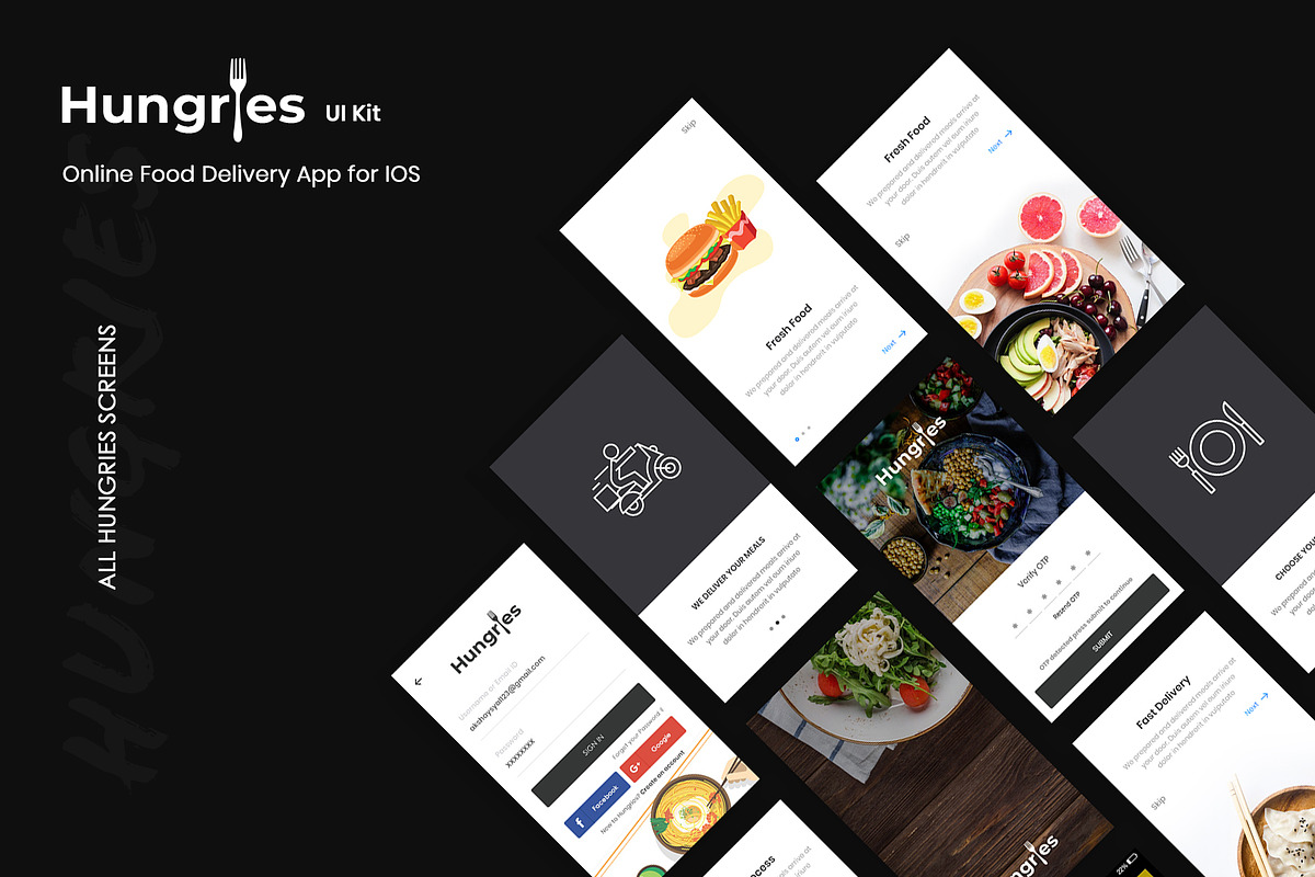Hungries UI Kit, an UI Kit Template by SyalUIUX (Photo 8 of 8)