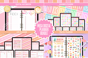 Pastel Digital Planner Mega Bundle, a Templates & Theme by SunshineStudioBoutique (Thumbnail 1 of 11)