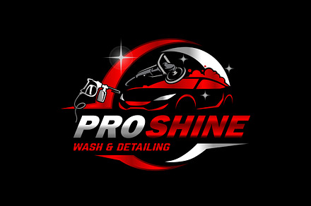 Car Wash and Detailing Logo Template