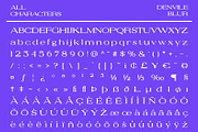 Denvile Blur, a Serif Font by Craft Supply Co. (Thumbnail 8 of 8)