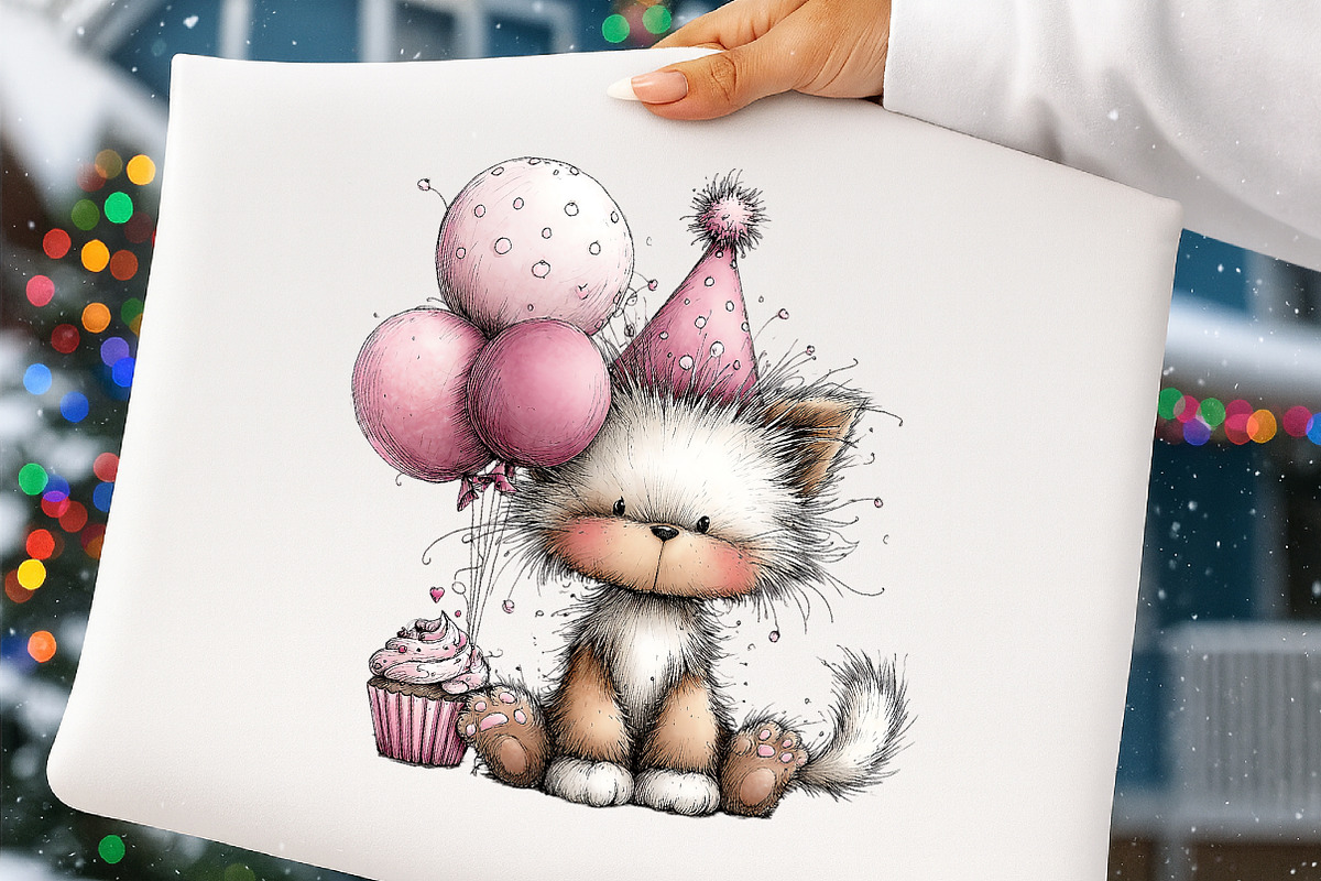 Funny Farm Animals Birthday Clipart, an Illustration by Digital Artistic99 (Photo 10 of 11)