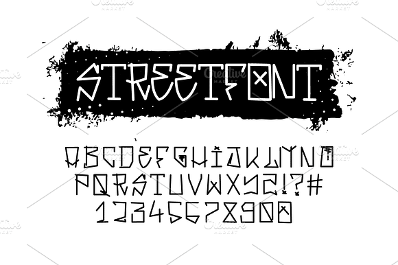 Graffiti Font. Street Tag Alphabet preview 4
