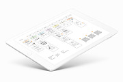 Website Visual Sitemap (Illustrator), a Templates & Theme by Kessens (Thumbnail 6 of 6)