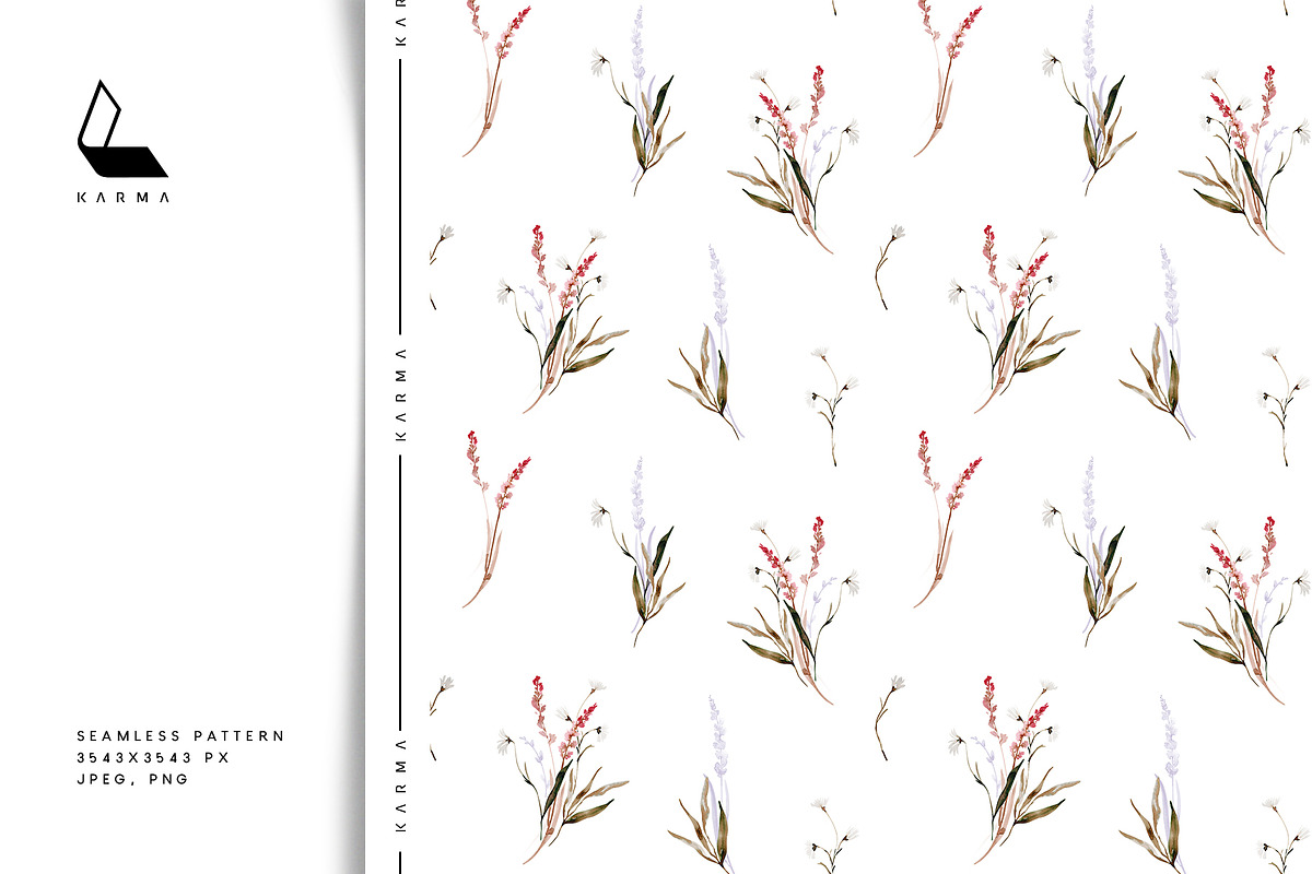Flora | Watercolor Flower Collection, an Illustration by Karma (Photo 21 of 26)