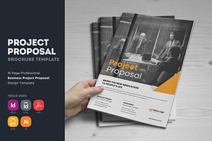 Project Business Proposal v3, a Brochure Template by Miyaji75
