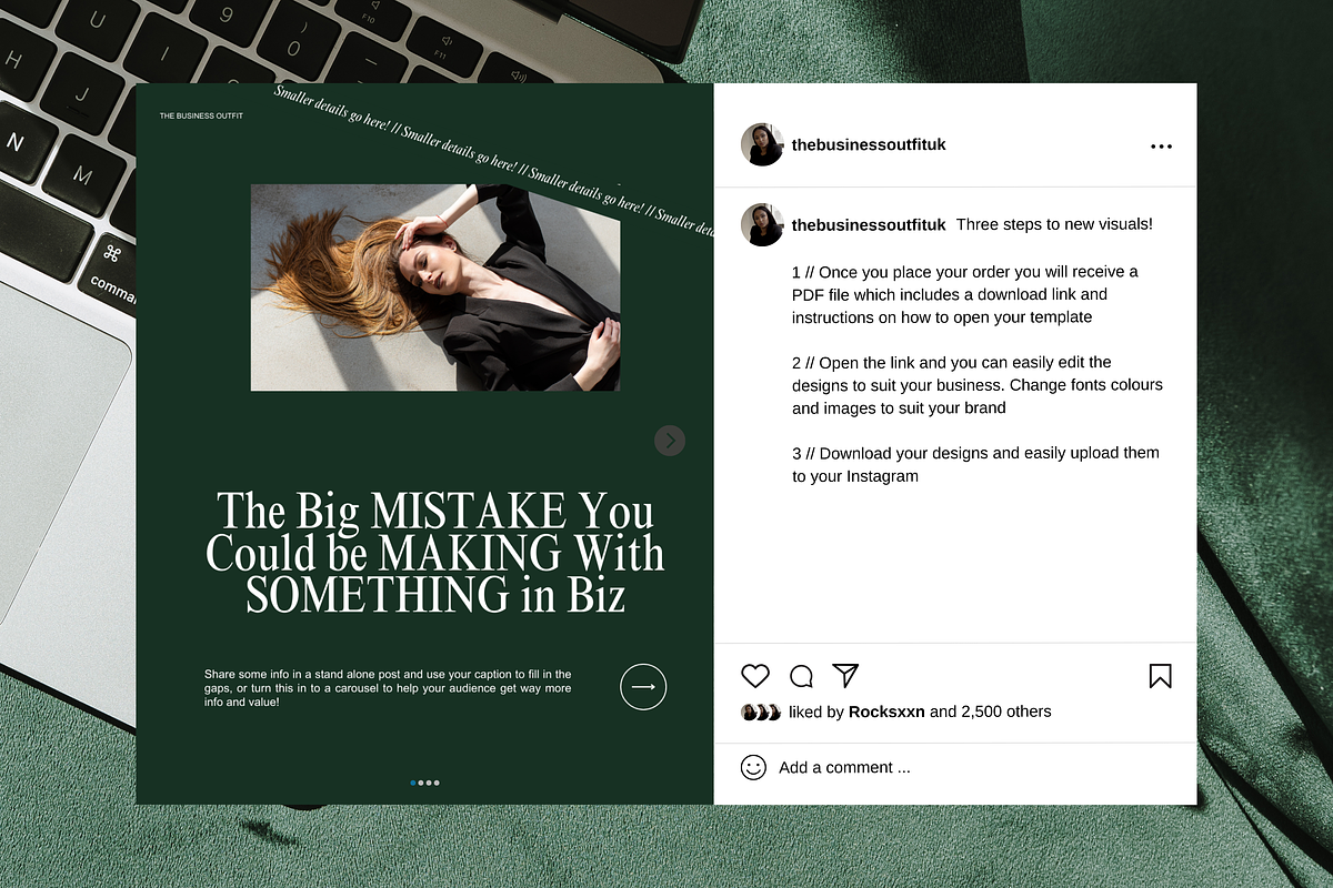 Luxury Instagram Posts - Canva, a Social Media Template by thebusinessoutfit (Photo 8 of 17)