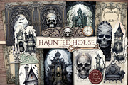 Haunted House Scrapbook Kit
