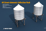 40 Street elements Collection Pack, an Architecture 3D Model by multimedia4ds (Thumbnail 42 of 70)