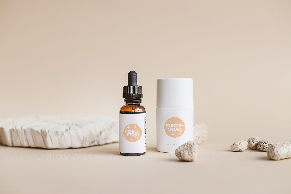 Retro logo elements & templates, a Branding & Logo Template by Michèle Kae (Photo 9 of 10)
