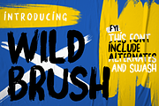 WILD BRUSH, a Script Font by 24Design Studios (Thumbnail 1 of 8)