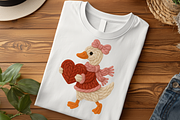 Faux Yarn Valentine Silly Goose PNG, an Animal Illustration by SugarCloudStudioArt (Thumbnail 3 of 4)