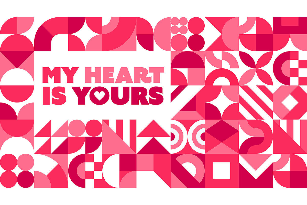 Valentines day greeting card, an Illustration by Vector Tradition (Photo 2 of 3)