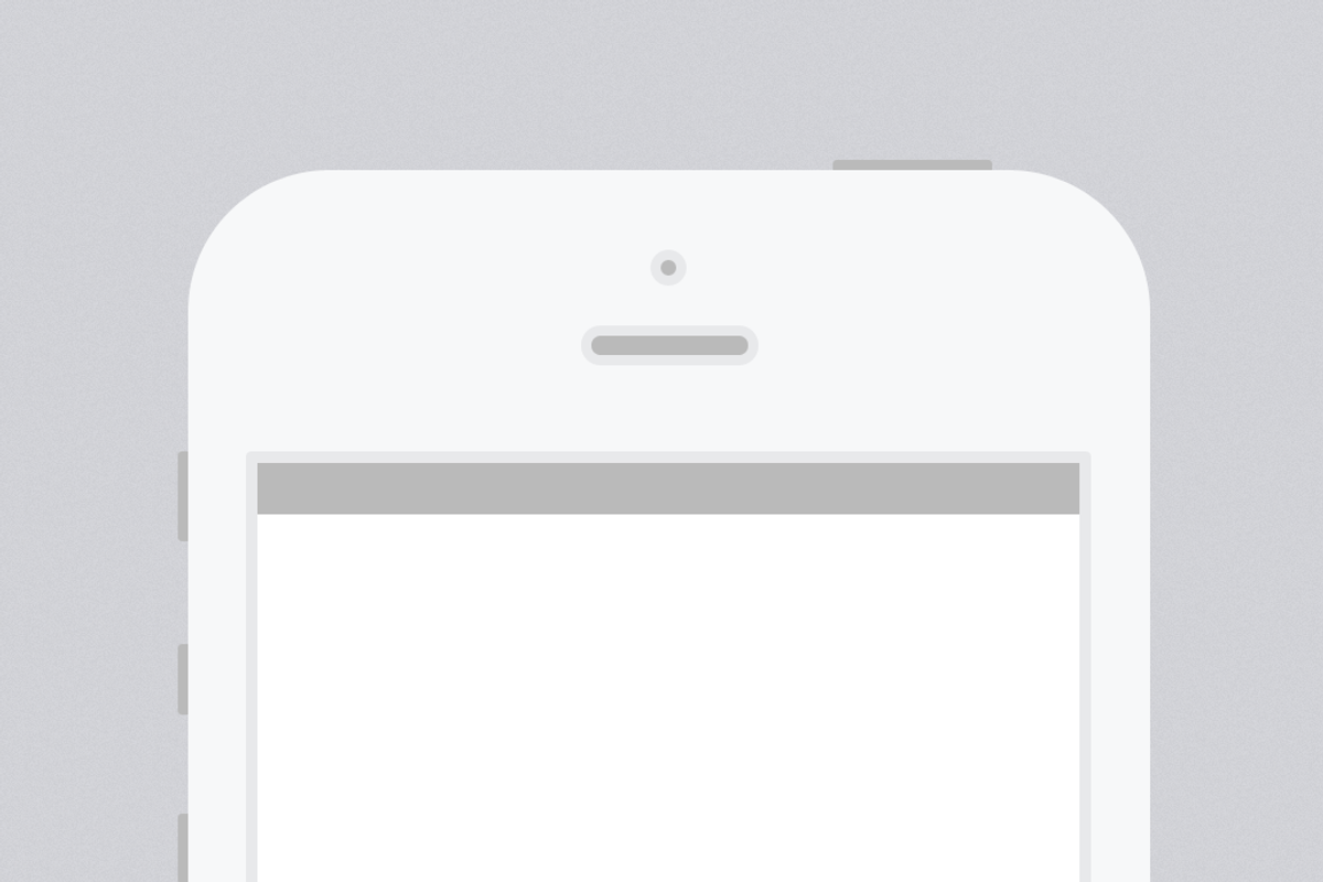 Minimal White iPhone 5 PSD Template, an iPhone Mockup by ANDYPATH SHOP (Photo 2 of 2)