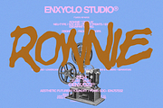 ROWNIE — Raw Gritty Modern Font, a Handwritten Font by Enxyclo Studio (Thumbnail 1 of 14)