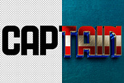 Captain 3D editable text effect, a Layer Style Add-On by Hello Muh (Thumbnail 2 of 2)
