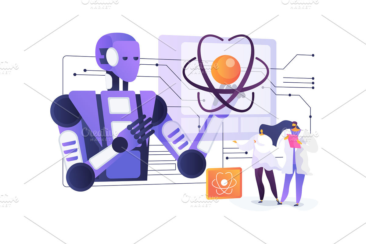 AI-Powered Quantum Simulations, a Technology Illustration by Visual Generation