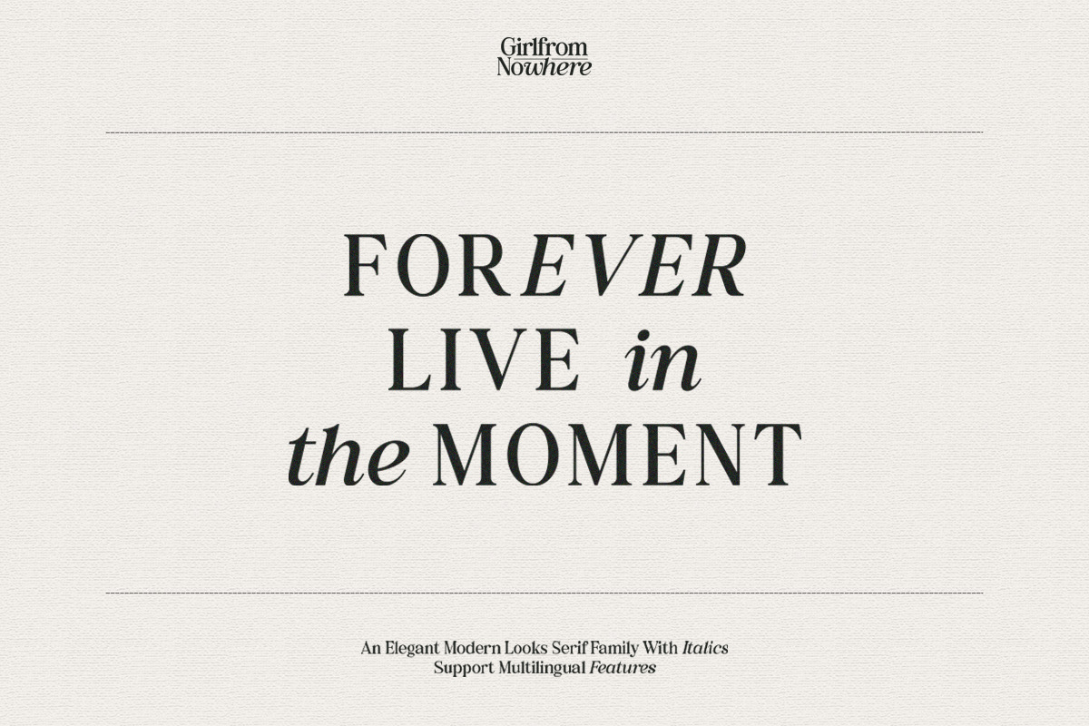 GirlfromNowhere - Nostalgic Serif, a Serif Font by TypeFounder (Photo 7 of 10)