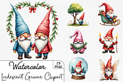 Lridescent Christmas Cute Gnome Clip, an Illustration by CrexoraLab (Thumbnail 4 of 5)