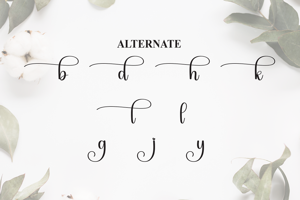 Yesterday | Script Font, a Handwritten Font by Scratchones (Photo 8 of 9)