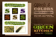 Green Kitchen - Creative Lettering, a Font by Cruzine (Thumbnail 5 of 5)