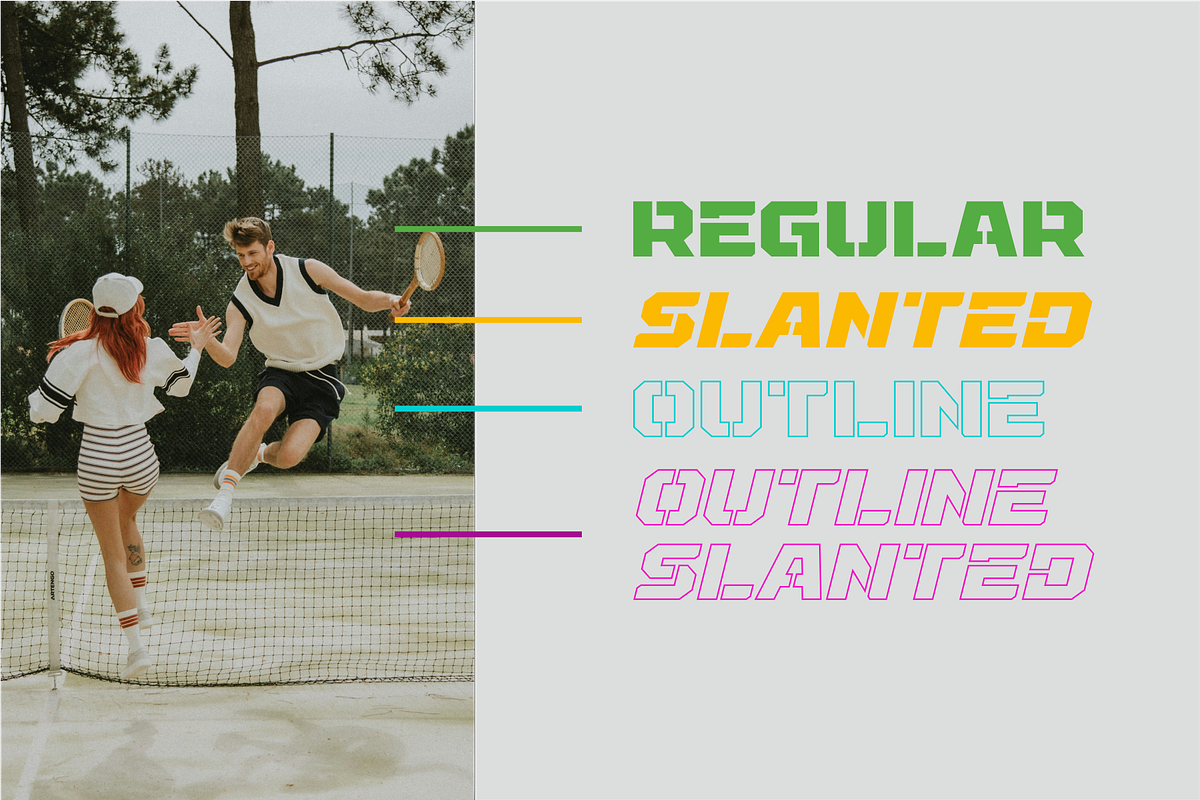 NCL Monster Beast - Sport Gym Font, a Sans Serif Font by Enxyclo Studio (Photo 12 of 12)