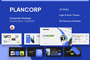 Corporate Strategy PowerPoint, a Presentation Template by New Coral Design (Thumbnail 1 of 6)